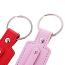 DIY Artifical Leather Belt Fob Keyrings Key Chains Fit 8mm Slide Charms 10-pieces