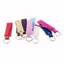 DIY Artifical Leather Belt Fob Keyrings Key Chains Fit 8mm Slide Charms 10-pieces