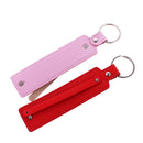 DIY Artifical Leather Belt Fob Keyrings Key Chains Fit 8mm Slide Charms 10-pieces