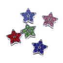 DIY Metal Charms Loose Beads Jewelry Bracelet Necklace Making Pendants Star Shape Set of 5PCS