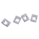 DIY Metal Charms Loose Beads Jewelry Bracelet Necklace Making Pendants Cute Creative Shape Design Pattern Set of 4PCS