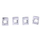 DIY Metal Charms Loose Beads Jewelry Bracelet Necklace Making Pendants Cute Creative Shape Design Pattern Set of 4PCS