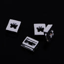 DIY Metal Charms Loose Beads Jewelry Bracelet Necklace Making Pendants Cute Creative Shape Design Pattern Set of 4PCS