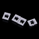 DIY Metal Charms Loose Beads Jewelry Bracelet Necklace Making Pendants Cute Creative Shape Design Pattern Set of 4PCS