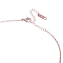 Women 316L Stainless Steel Crystal Collarbone Butterfly Pendant Necklace