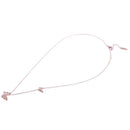 Women 316L Stainless Steel Crystal Collarbone Butterfly Pendant Necklace
