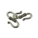 50Pcs Tibetan Silver S hook Clasp Necklace Clasp Jewelry Making 21 x 14mm