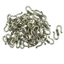 50Pcs Tibetan Silver S hook Clasp Necklace Clasp Jewelry Making 21 x 14mm