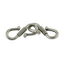 50Pcs Tibetan Silver S Hook Clasp Necklace Clasp Jewelry Findings 23 x 9 mm