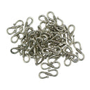 50Pcs Tibetan Silver S Hook Clasp Necklace Clasp Jewelry Findings 23 x 9 mm