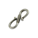 50Pcs Tibetan Silver S Hook Clasp Necklace Clasp Jewelry Findings 23 x 9 mm