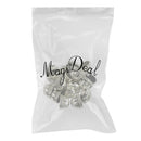 Tibetan Silver Large Pewter Caps Flower Focal Beads Jewelry Making Findings 20 Pieces