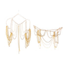 Women Tassel Beach Jewelry Waist Body Chain Bikini Shoulder Necklace Set