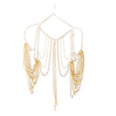 Women Tassel Beach Jewelry Waist Body Chain Bikini Shoulder Necklace Set