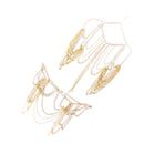 Women Tassel Beach Jewelry Waist Body Chain Bikini Shoulder Necklace Set