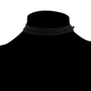 8Pieces Choker Necklace Set Stretch Velvet Classic Gothic Tattoo Lace Black
