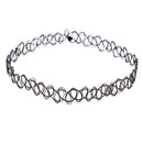 Black Lace Vimtage Choker Punk Gothic Tattoo Pendant Necklace for Women Girls