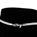 Women Girls Silver Plated Double Heart Love Charm Pendant Chain Necklace Jewelry Gift