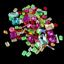 Scatter Table Acrylic Confetti Wedding Bridal Shower Party Decorations Jewelry Findings Beads 100 Pieces Mixed Color