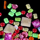 Scatter Table Acrylic Confetti Wedding Bridal Shower Party Decorations Jewelry Findings Beads 100 Pieces Mixed Color