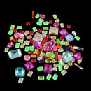 Scatter Table Acrylic Confetti Wedding Bridal Shower Party Decorations Jewelry Findings Beads 100 Pieces Mixed Color