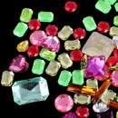 Scatter Table Acrylic Confetti Wedding Bridal Shower Party Decorations Jewelry Findings Beads 100 Pieces Mixed Color