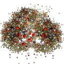 Scatter Table Glass Crystal Diamante Confetti Wedding Decoration Loose Beads Hair Jewelry Making 1080 Pieces