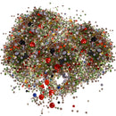 Scatter Table Glass Crystal Diamante Confetti Wedding Decoration Loose Beads Hair Jewelry Making 1080 Pieces