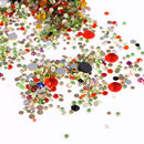 Scatter Table Glass Crystal Diamante Confetti Wedding Decoration Loose Beads Hair Jewelry Making 1080 Pieces