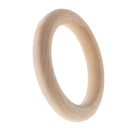 6 Pieces Unfinished Round Wooden Bangle Bracelet DIY Handmade Wood Crafts