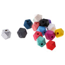 50 Pieces/ Pack DIY Dyed Loose Beads Jewelry Making for Necklace Bracelet 2mm Hole 12-15mm Crafts Accessories