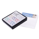 18pcs Seamless Open Nose Hoop Ring Stainless Steel Body Piercing Jewelry 22G(0.6mm)