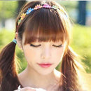 Flower Head Wreath Hair Band Crown Garland Decor Festival Beach Boho Style