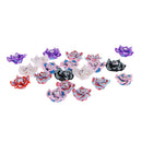 Set of 20PCS 15mm Colorful Rose Flower Polymer Clay Beads For Scrapbooking Jewelry Necklace Bracelet Making Findings