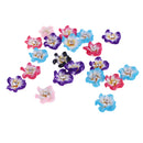 Set of 20PCS Mixed Color Flower Polymer Clay Beads Findings Jewelry Necklace Bracelet Making Scrapbooking DIY 12mm