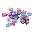 Set of 20PCS Mixed Color Flower Polymer Clay Beads Findings Jewelry Necklace Bracelet Making Scrapbooking DIY 12mm