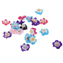 Set of 20PCS Mixed Color Flower Polymer Clay Beads Findings Jewelry Necklace Bracelet Making Scrapbooking DIY 12mm
