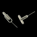 10pcs Cufflinks Cuff Link Silver Blanks Findings Mens Personalized Cuff Link