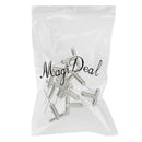 10pcs Cufflinks Cuff Link Silver Blanks Findings Mens Personalized Cuff Link