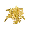 50pcs Gold Tone MADE WITH LOVE Charms Rectangle Pendant For Jewelry Making