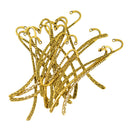 Antique Gold Metal Beading Lined Bookmarks Paper Reading Book Mark With Hook Jewelry Making Findings 20 Pieces