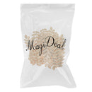 12 Pieces Leaf Branches Charms Pendants Wedding Home Decor Rose Gold