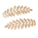 12 Pieces Leaf Branches Charms Pendants Wedding Home Decor Rose Gold
