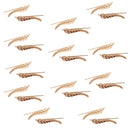 Women Girls Ladies Stylish Leaf U-Shaped Ear Clips Stud Earrings Banquet Date Shopping Party Supplies Gold