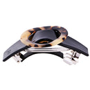 Women's Leopard Pattern Spring Fastening Hair Pin Barrette Clip Ponytail Holder Hair Accessory
