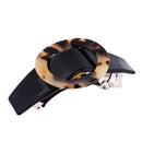 Women's Leopard Pattern Spring Fastening Hair Pin Barrette Clip Ponytail Holder Hair Accessory