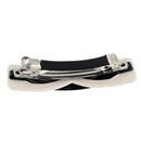 Women's Spring Fastening Hair Pin Barrette Clip Ponytail Holder Hair Accessory Black and White