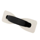 Women's Spring Fastening Hair Pin Barrette Clip Ponytail Holder Hair Accessory Black and White