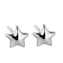 24 Pairs/Lot Women Girls Mixed Styles Alloy Silver Studs Earrings Fashion Jewelry Gifts