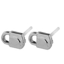 24 Pairs/Lot Women Girls Mixed Styles Alloy Silver Studs Earrings Fashion Jewelry Gifts